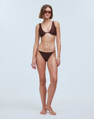 Jade Swim Paloma Bikini Top MOCHA