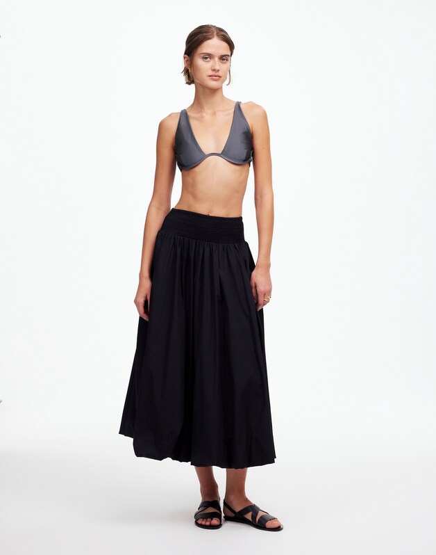 Jade Swim Paloma Bikini Top SLATE SHEEN
