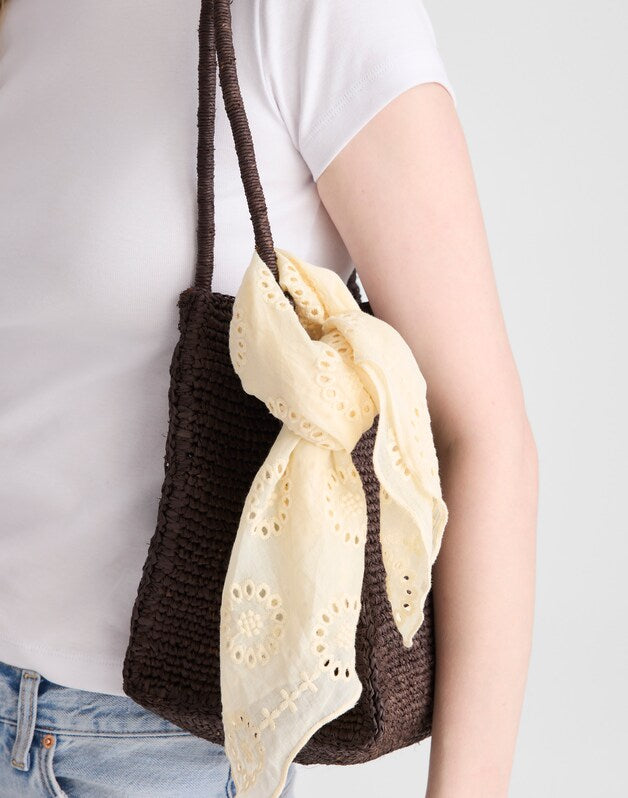 Organic Cotton Eyelet Bandana VANILLA