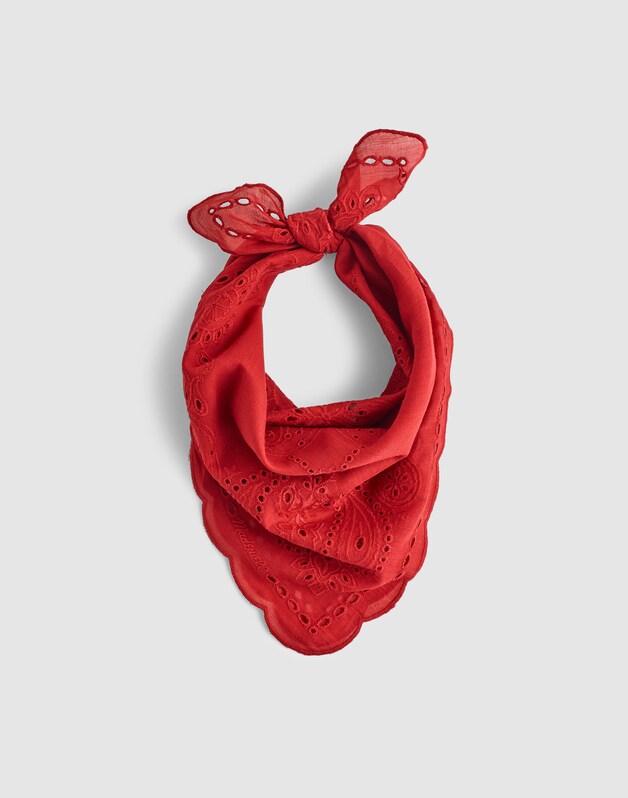Organic Cotton Eyelet Bandana BANDANA EYELET CHILLI PEPPER