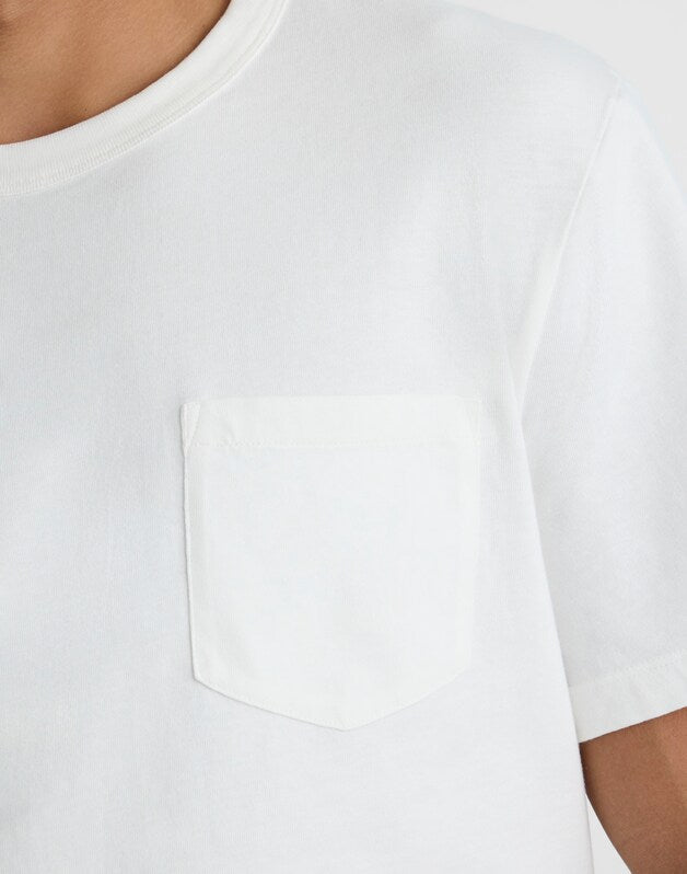 Allday Pocket Tee SOFT WHITE