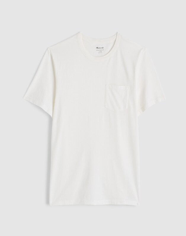 Allday Pocket Tee SOFT WHITE