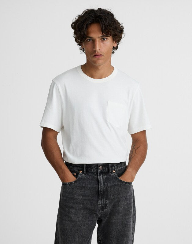 Allday Pocket Tee SOFT WHITE