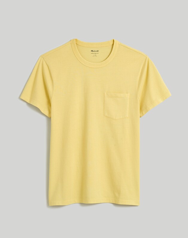 Allday Pocket Tee CHAMOMILE