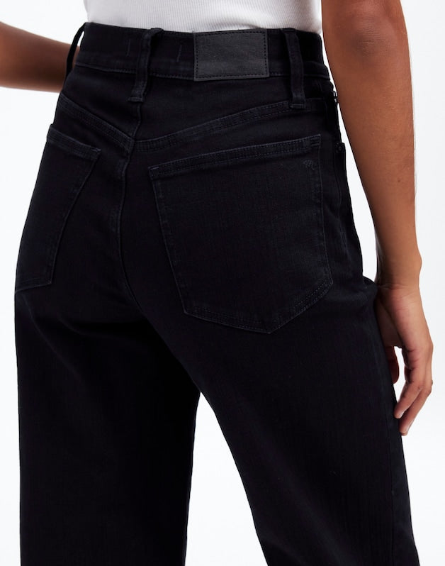 The Tall Perfect Vintage Wide-Leg Jean in Rinse Wash BLACK RINSE WASH