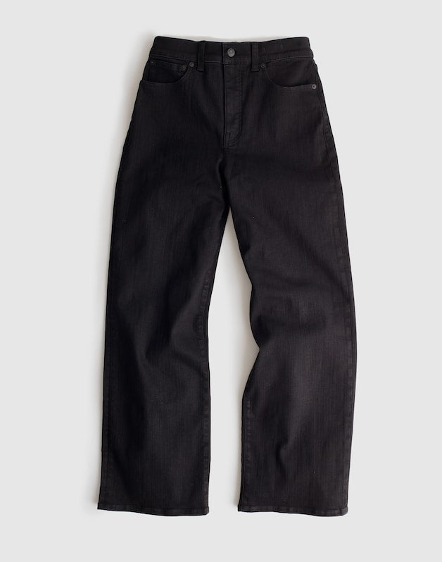 The Tall Perfect Vintage Wide-Leg Jean in Rinse Wash BLACK RINSE WASH