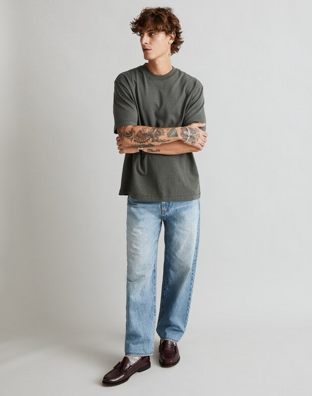 Relaxed Tee STEEL GREEN