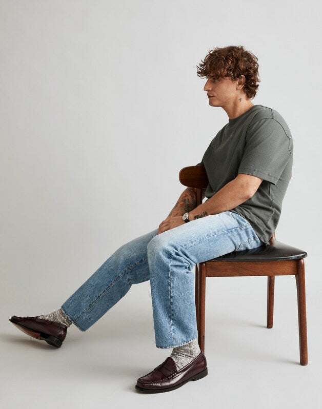 Relaxed Tee STEEL GREEN