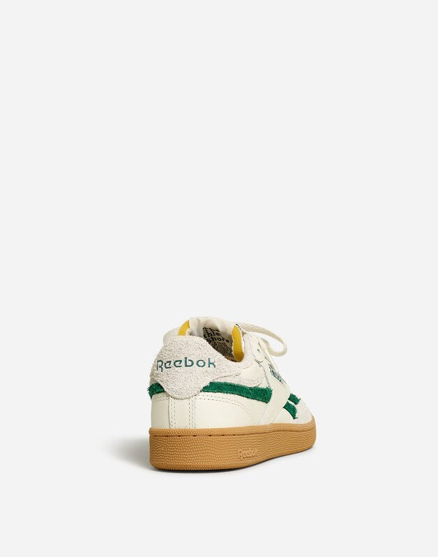 Madewell x Reebok&reg; Unisex Club C Revenge Sneakers CHALK DARK GREEN