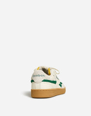 Madewell x Reebok&reg; Unisex Club C Revenge Sneakers CHALK DARK GREEN