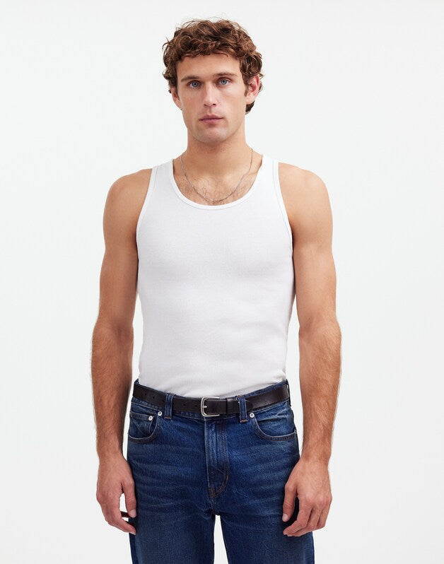 Ribbed Tank SOFT WHITE