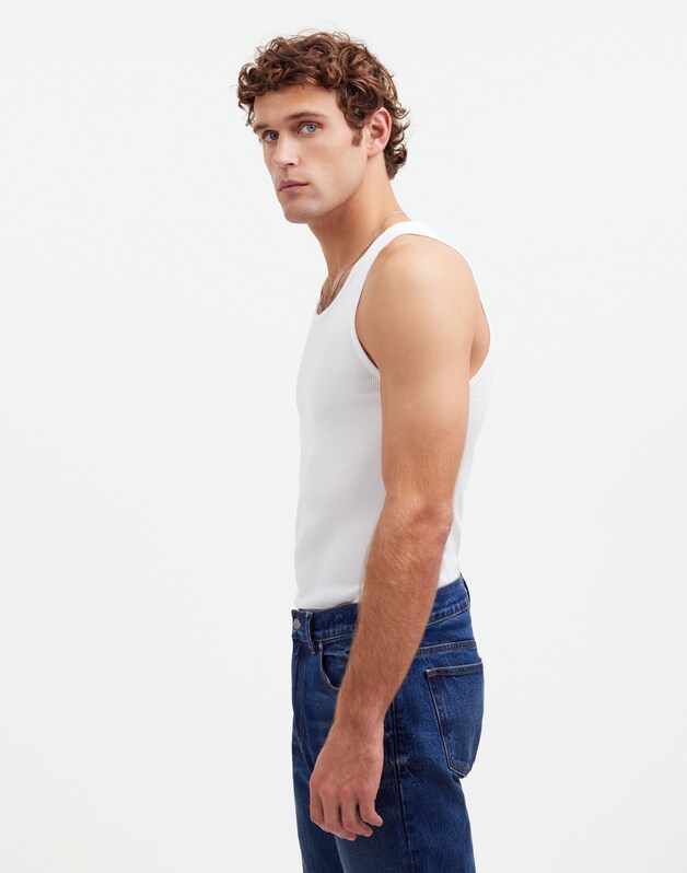 Ribbed Tank SOFT WHITE