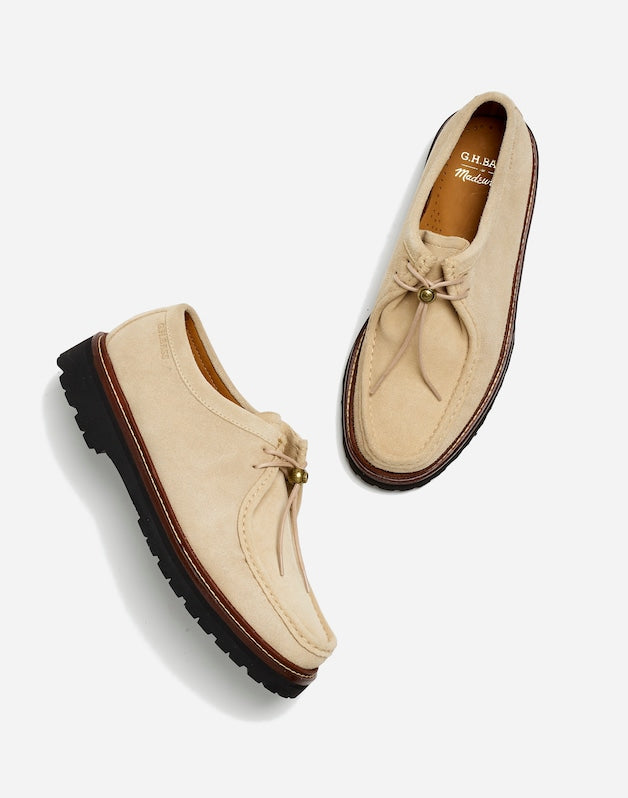 Madewell x G.H.BASS Wallace Suede Moc OFF WHITE
