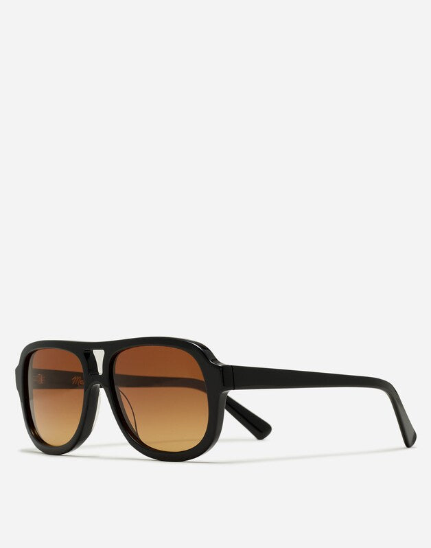 Logaan Aviator Sunglasses TRUE BLACK