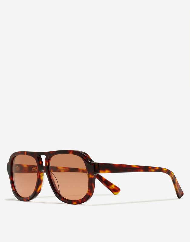 Logaan Aviator Sunglasses DARK TORTOISE