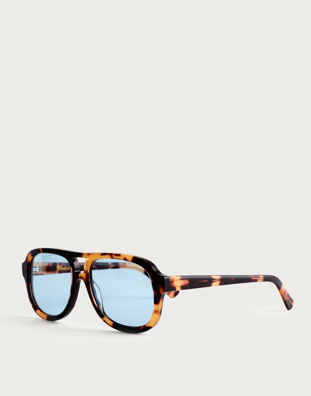 Logaan Aviator Sunglasses BLUE TORT MULTI