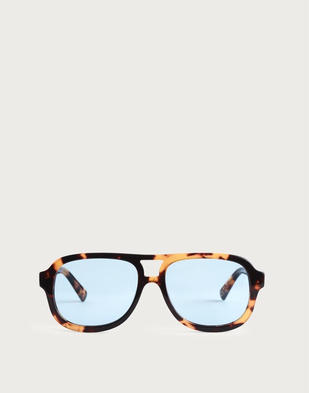 Logaan Aviator Sunglasses BLUE TORT MULTI