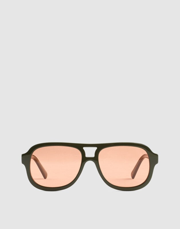 Logaan Aviator Sunglasses FORAGED GREEN