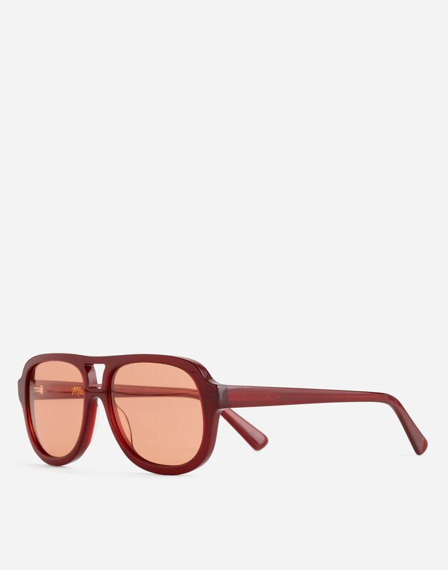 Logaan Aviator Sunglasses DARK CINNABAR