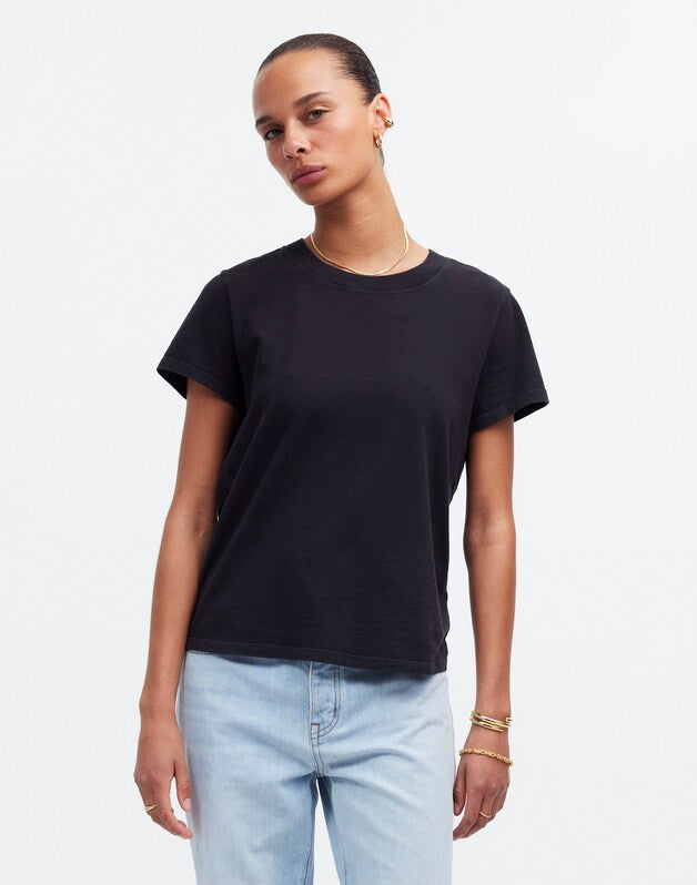 Premium Standard 01. The Shrunken Tee BLACK CHARCOAL