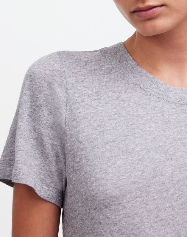 Premium Standard 01. The Heathered Shrunken Tee HTHR GREY