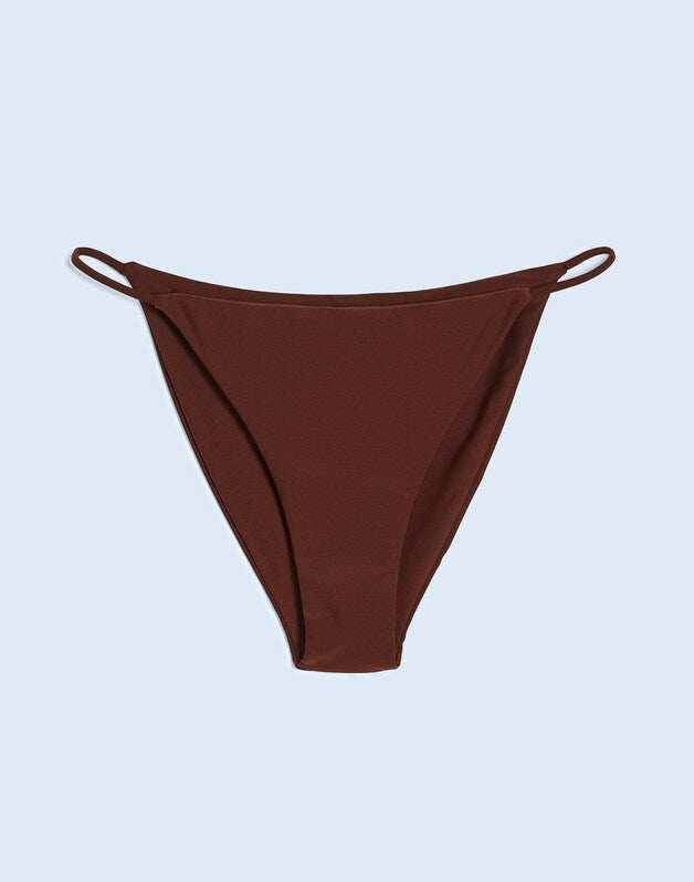 Jade Swim Bare Minimum Bikini Bottom MOCHA
