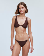 Jade Swim Bare Minimum Bikini Bottom MOCHA