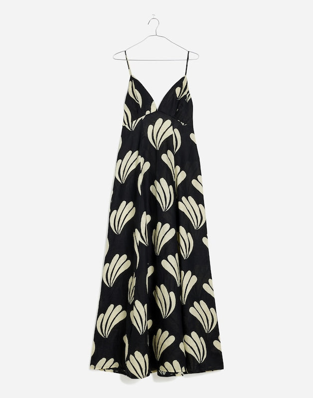 Zulu &amp; Zephyr Palm Linen Dress PALM