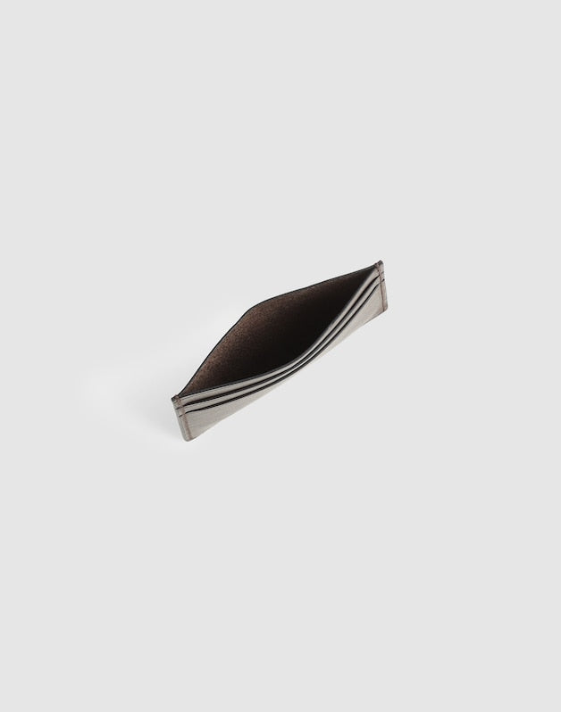 The Leather Card Case DARK CAROB