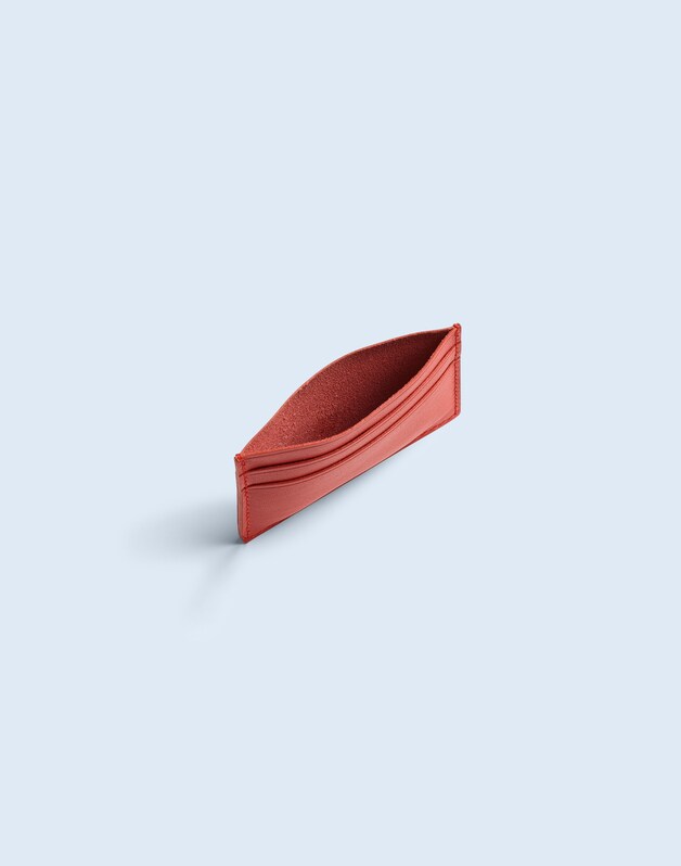 The Leather Card Case HIMALAYAN ORANGE