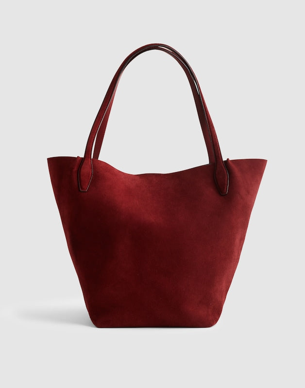 The Shopper Tote in Soft Grain Suede RD0211