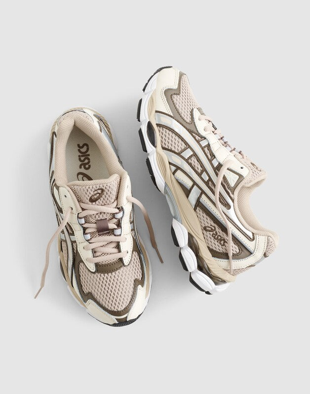 Asics&reg; Unisex Gel-NYC 2055 Sneakers FEATHER GREY SEPIA BROWN