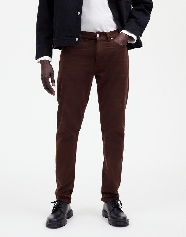 Athletic Slim Pants in Allday Twill DARK CAROB