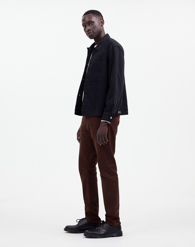 Athletic Slim Pants in Allday Twill DARK CAROB