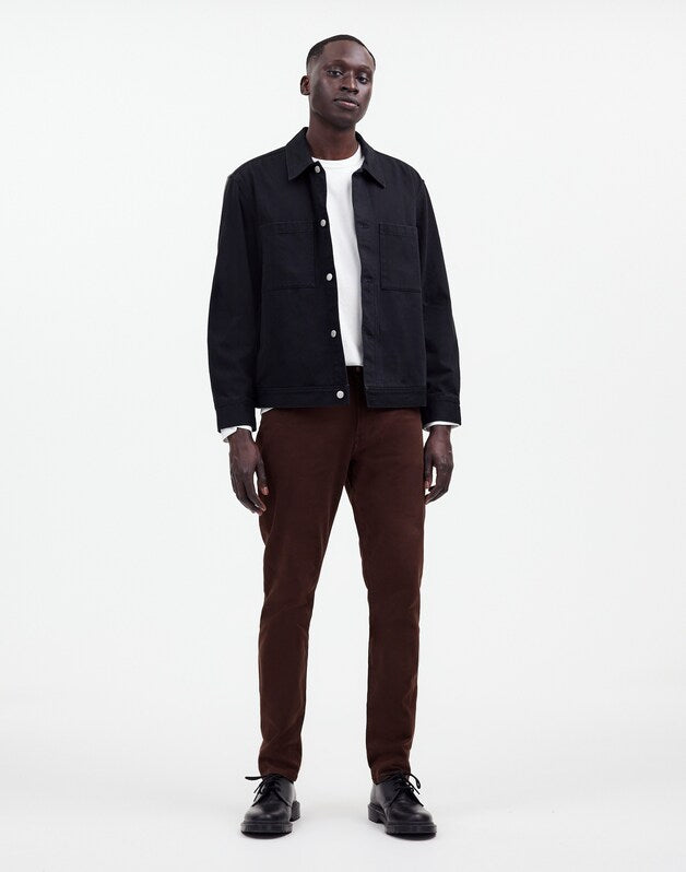 Athletic Slim Pants in Allday Twill DARK CAROB