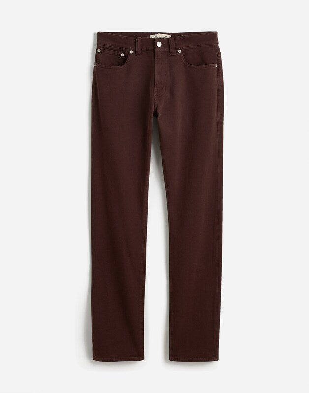 Athletic Slim Pants in Allday Twill DARK CAROB
