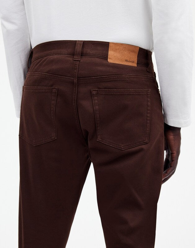 Athletic Slim Pants in Allday Twill DARK CAROB