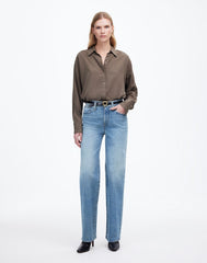 The Petite Perfect Vintage Wide-Leg Jean in Enmore Wash ENMORE WASH