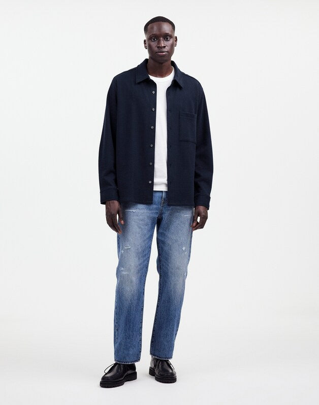 The Devoe Knit Shirt DARK BALTIC