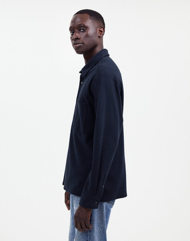 The Devoe Knit Shirt DARK BALTIC