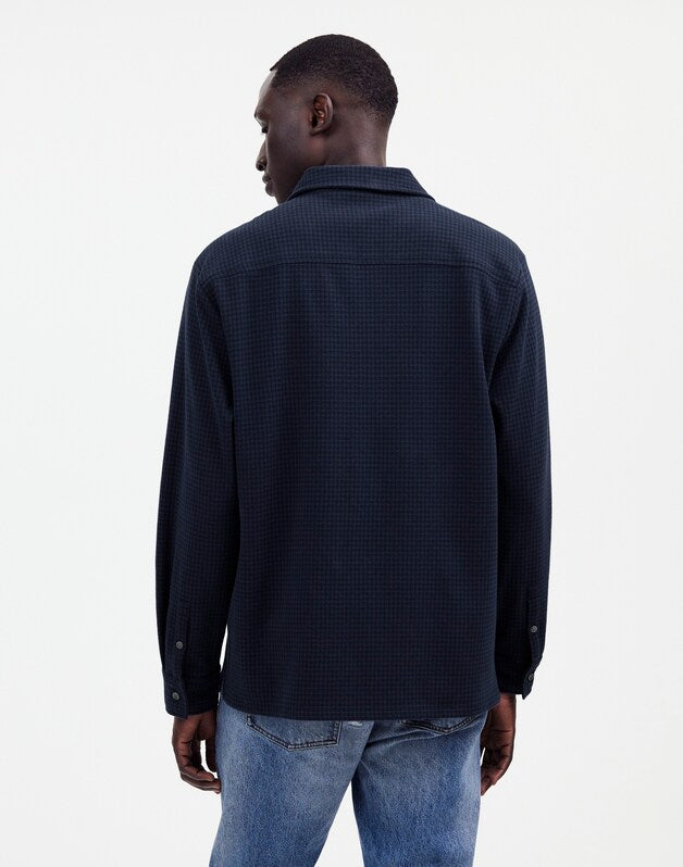 The Devoe Knit Shirt DARK BALTIC