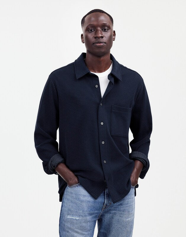 The Devoe Knit Shirt DARK BALTIC