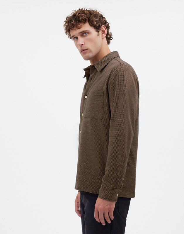 The Devoe Knit Shirt ALMOST BLACK