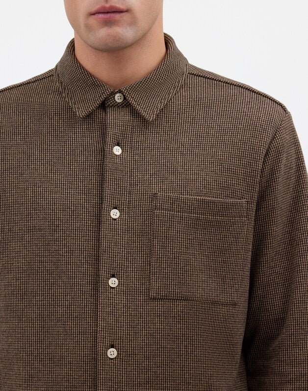 The Devoe Knit Shirt ALMOST BLACK