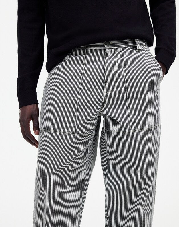 Baggy Surplus Pants in Stripe CULLMAN WASH