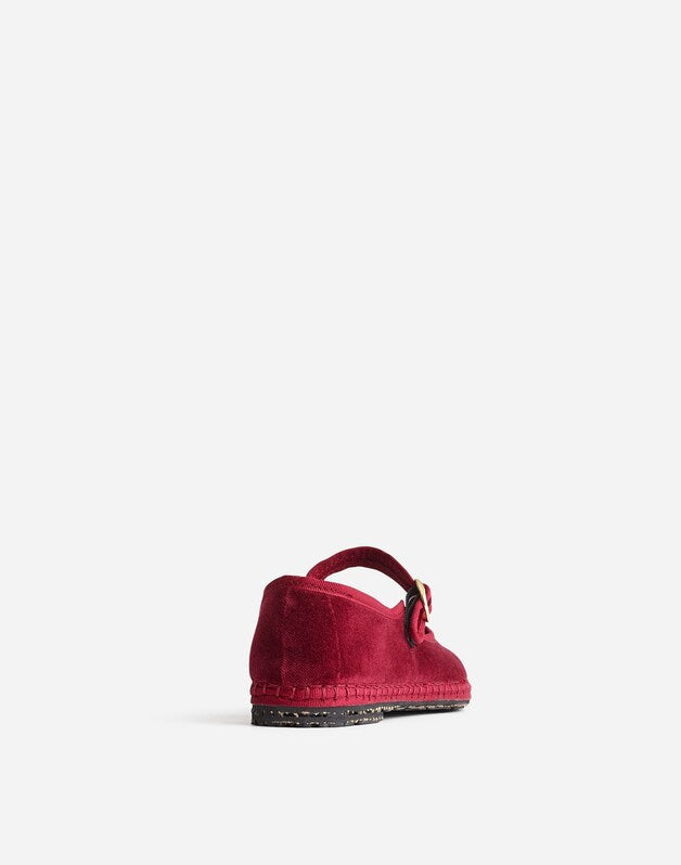 Flabelus Lucrecia Mary Janes BURGUNDY