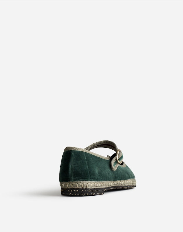 Flabelus Jay Mary Janes GREEN MULTI