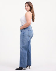 The Plus Perfect Vintage Wide-Leg Jean in Enmore Wash ENMORE WASH