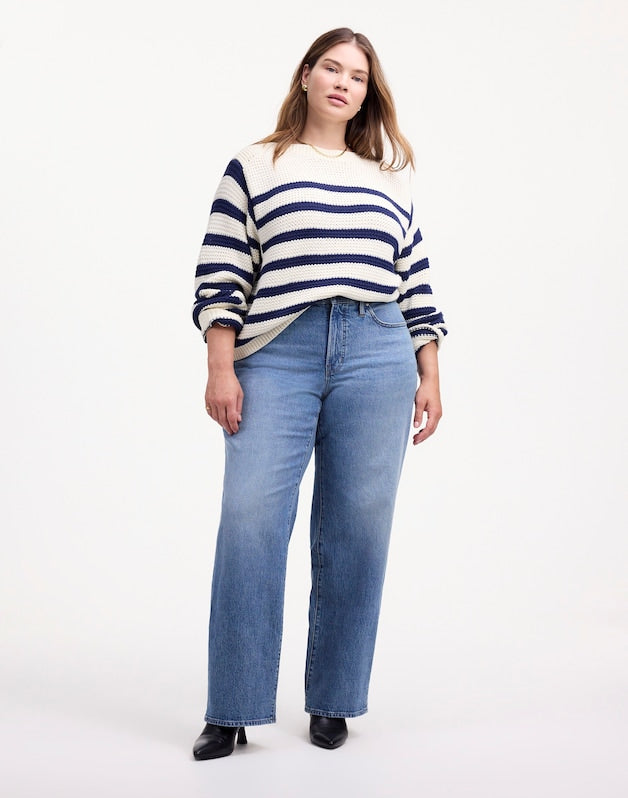 The Plus Perfect Vintage Wide-Leg Jean in Enmore Wash ENMORE WASH