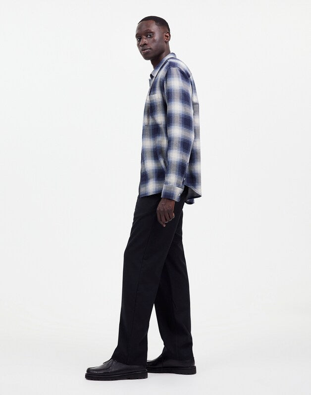 Elastic Trousers DARK NAVY MELANGE